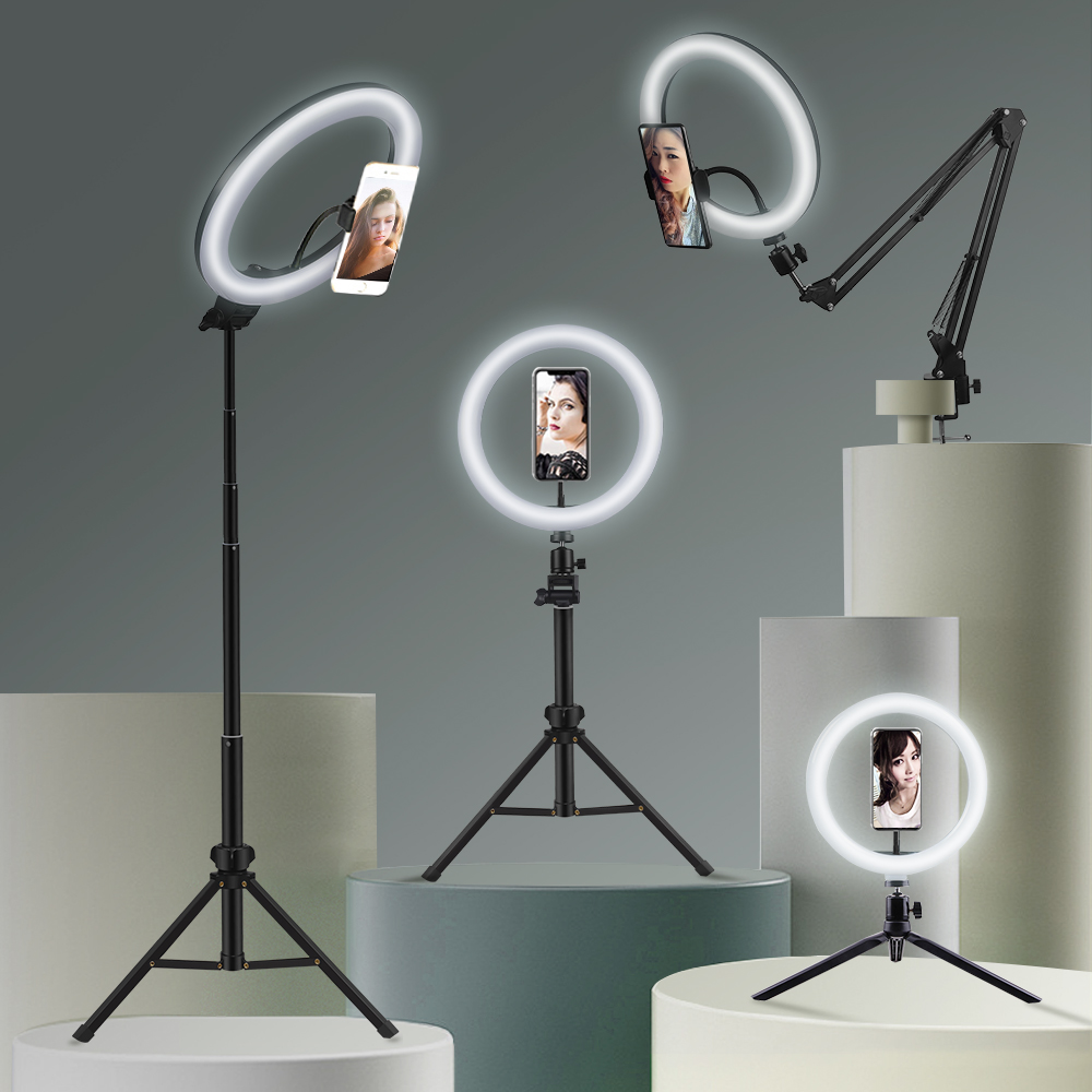Makeup Photography Lighting - Youtube Shooting Vlog Selfie Circular Photo