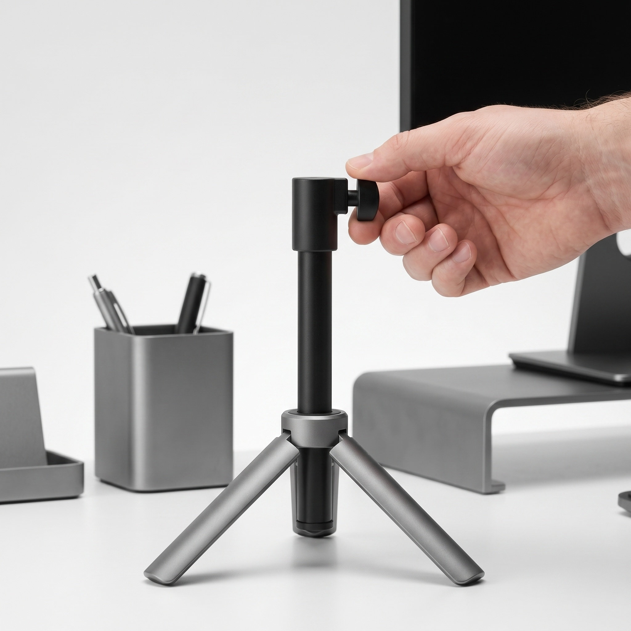 Boom Arm Stand - Short Mic Stand Extender Attachment Adjustable