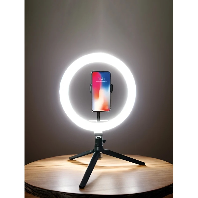 Makeup Photography Lighting - Desiontal 26cm Ring Light with Tripod