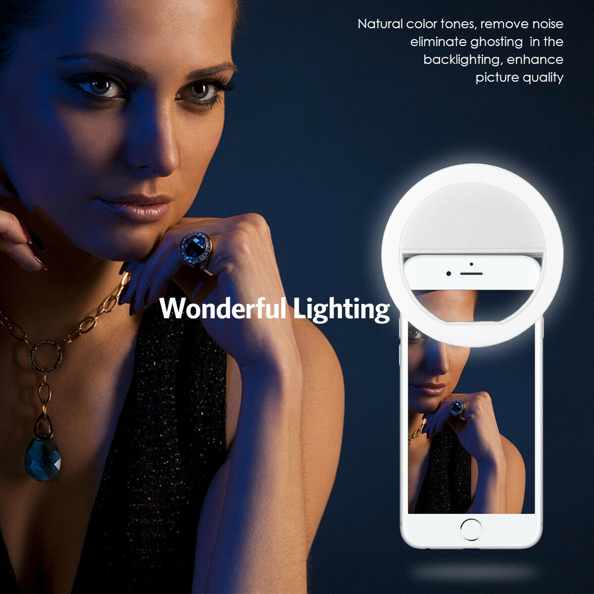 Photography Lighting Overhead - USB Charge Led Selfie Ring Light