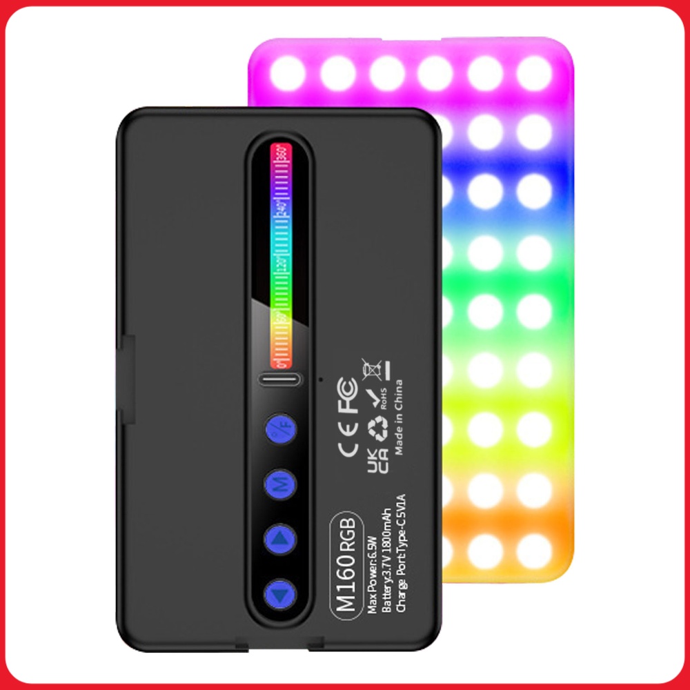 Photography Lighting Type - 6.5W RGB LED Video Light 2700K-6500K