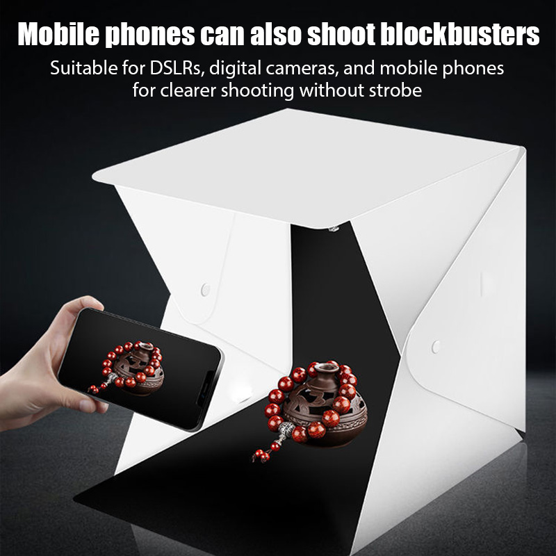 Folding Photo Studio Booth Sof - Softbox Portable Strip recension och pris