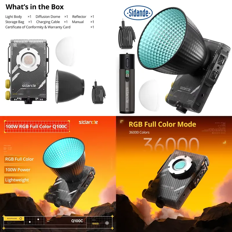 Brand For Sidande Q100C Q100Li - Photography Lighting Brands recension och pris