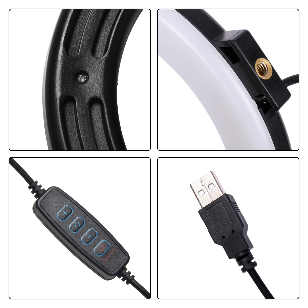 16cm/26cm/30cm LED Selfie Ring - Photography Lighting Overhead recension och pris