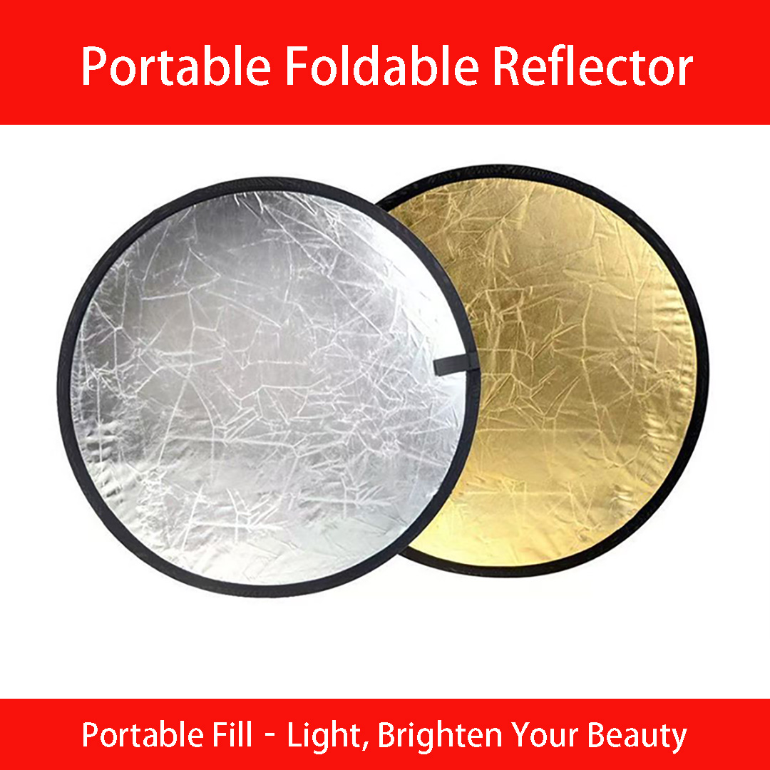 30、60cm Round Dual‑Sided Silve - Photography Lighting Reflectors recension och pris