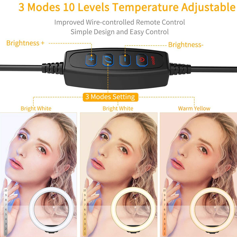 Video Light 16/26/33cm Selfie  - Photography Lighting Overhead recension och pris