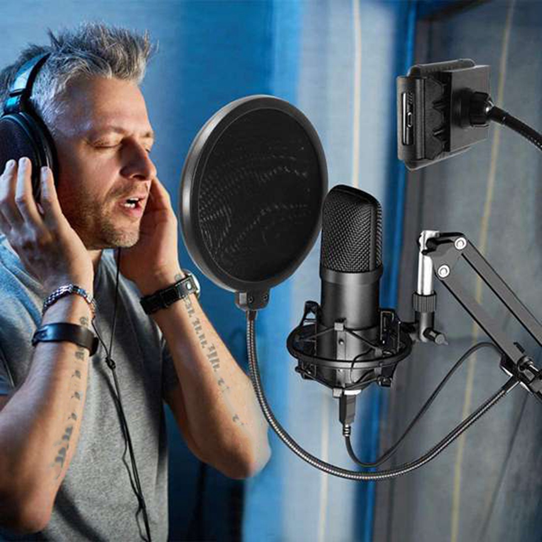 NALFI-Microphone Stand,Adjusta - Boom Arm Stand recension och pris