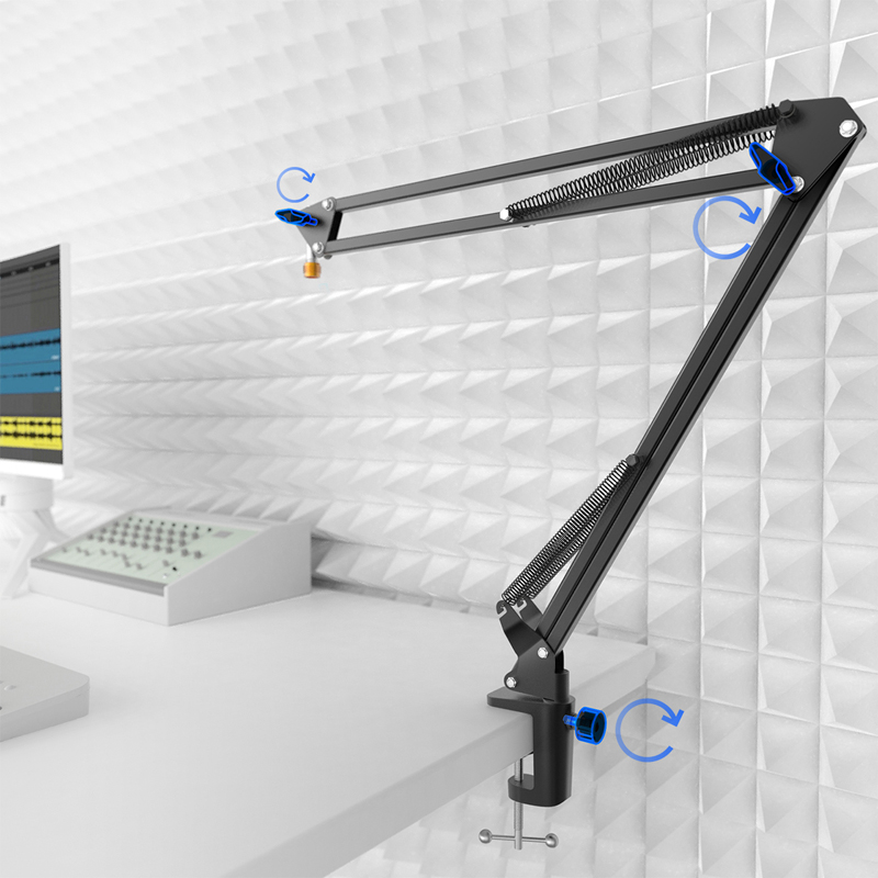 FIFINE Adjustable Microphone S - Boom Arm Stand recension och pris