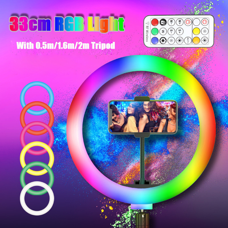 13inch RGB Led Selfie Ring Lig - Photography Lighting Overhead recension och pris