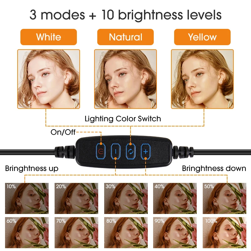 10 inch LED Selfie Ring Light  - Photography Lighting Overhead recension och pris