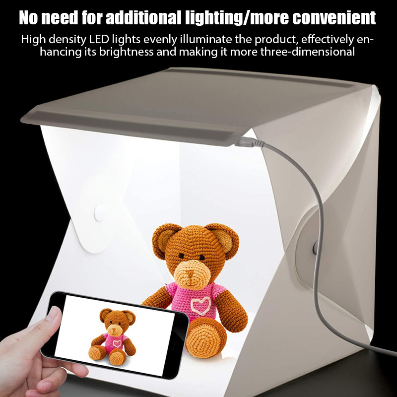 Mini Folding Photo Booth Softb - Softbox Portable Strip recension och pris