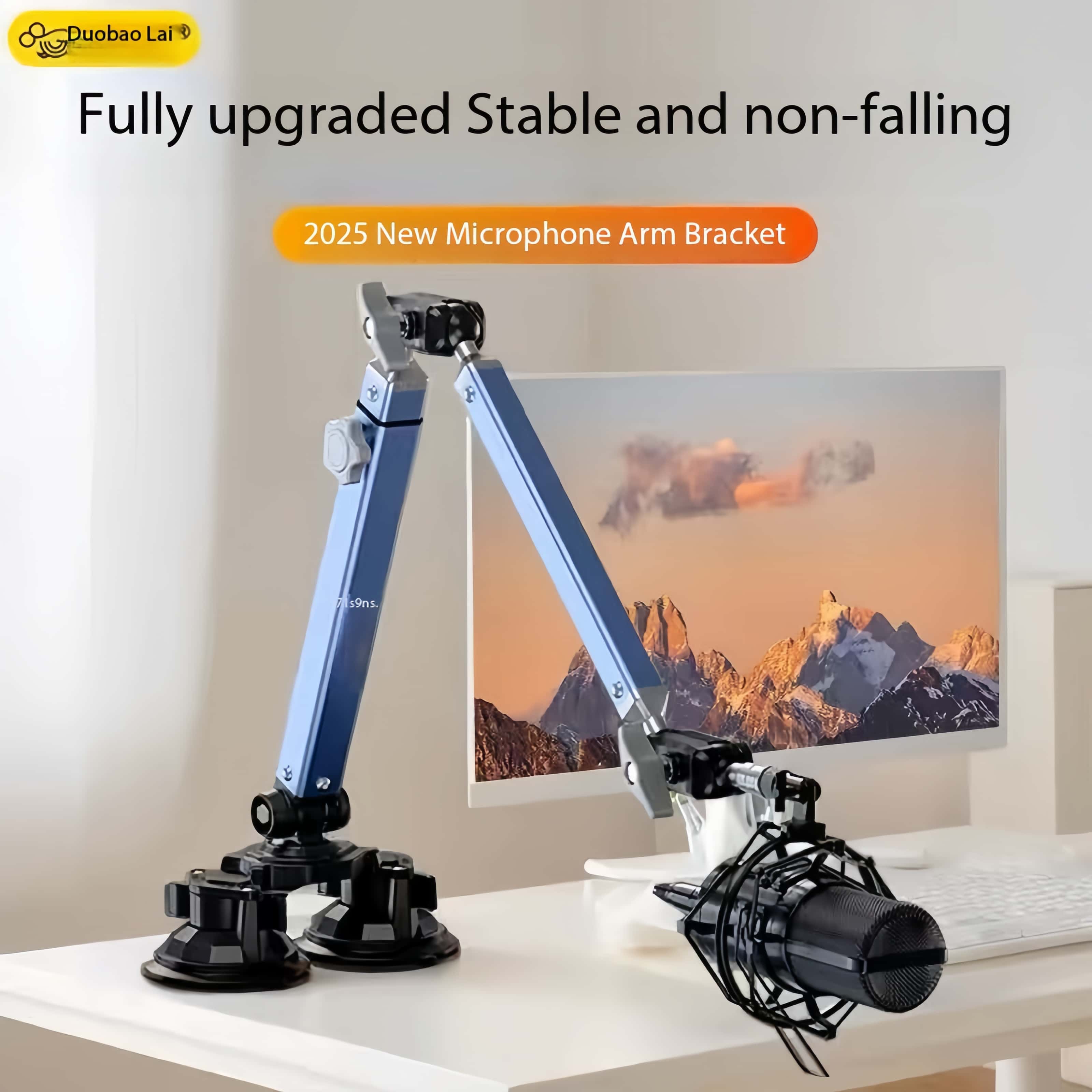 Professional Dual Suction Cup  - Boom Arm Stand recension och pris