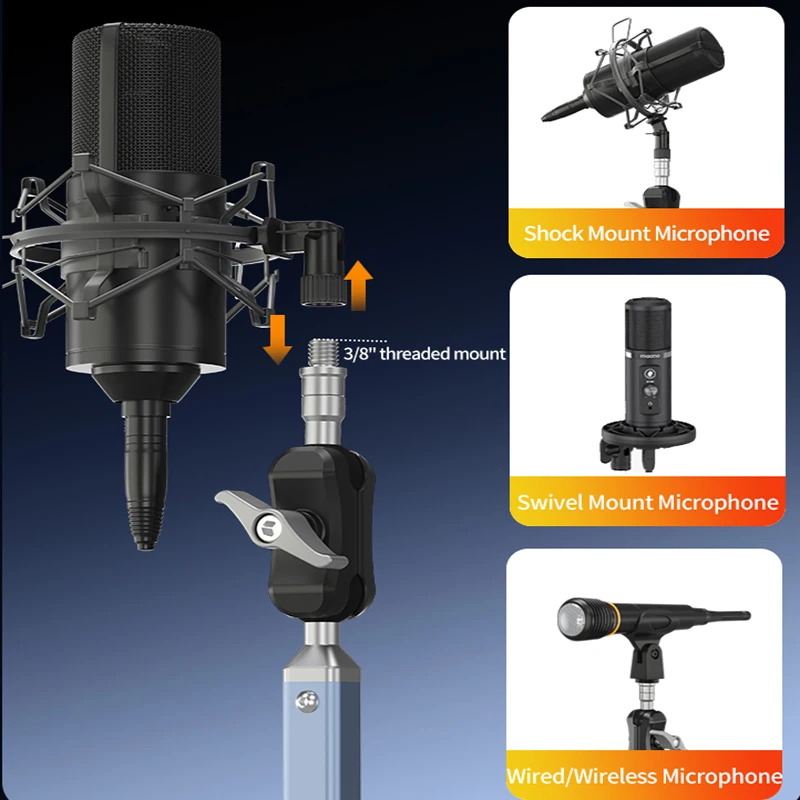 Professional Dual Suction Cup  - Boom Arm Stand recension och pris