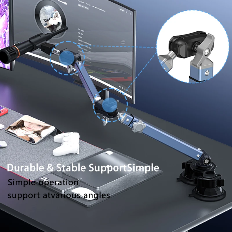 Professional Dual Suction Cup  - Boom Arm Stand recension och pris