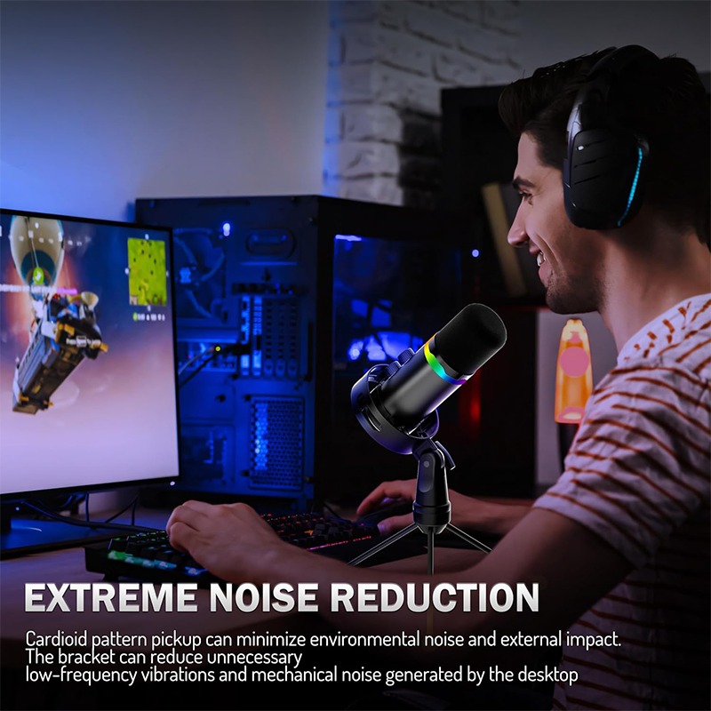 USB Gaming Microphone with Boo - Boom Arm Stand recension och pris