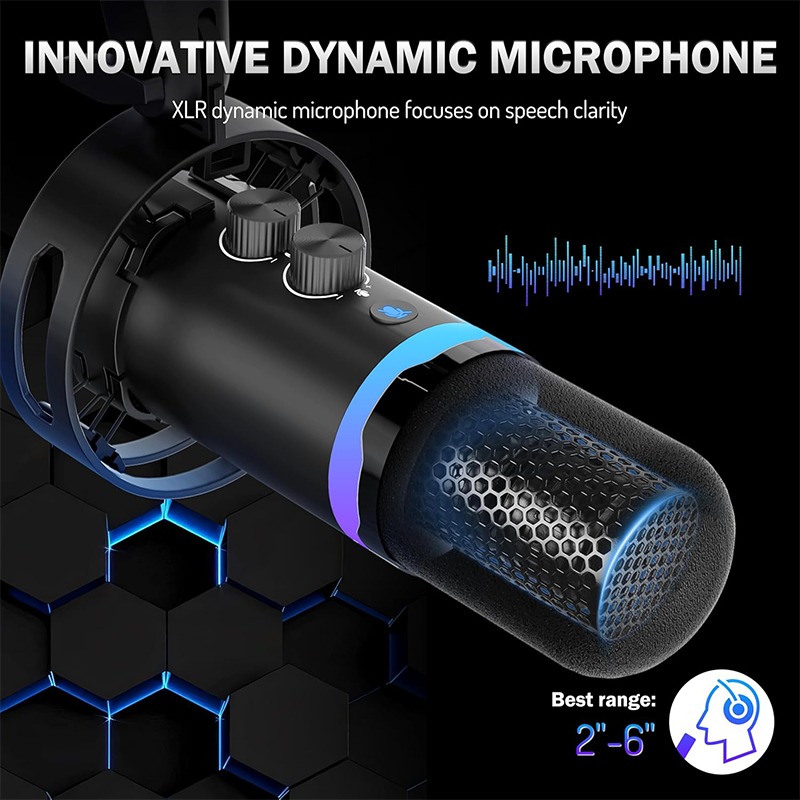 USB Gaming Microphone with Boo - Boom Arm Stand recension och pris