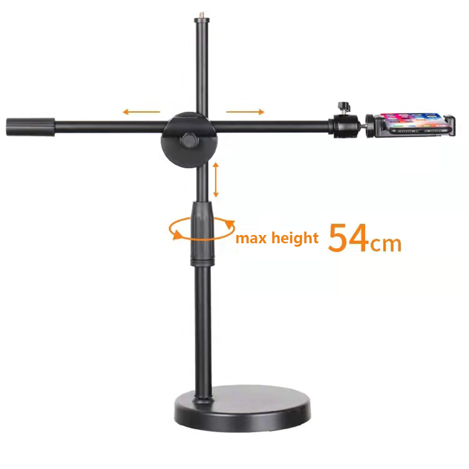 Overhead Tripod with Ring Ligh - Photography Lighting Overhead recension och pris